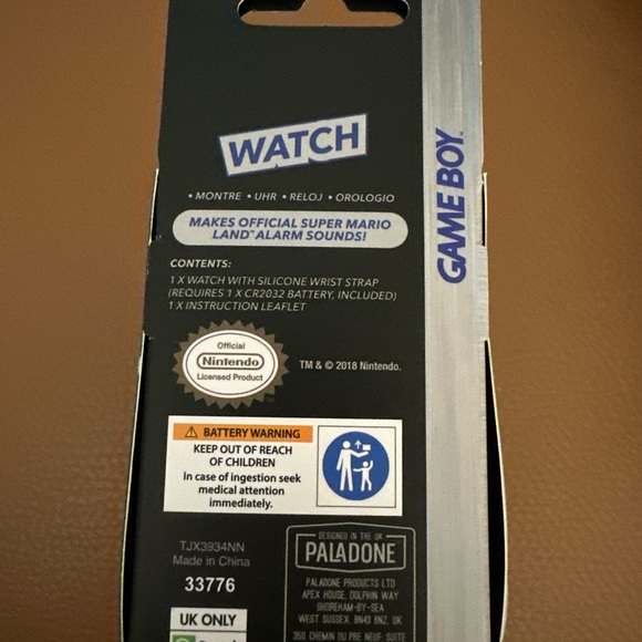 NIB 2018 Gameboy Watch with Nintendo sounds - Picture 6 of 6